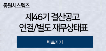 제 46기 결산공고 연결/별도 재무상태표